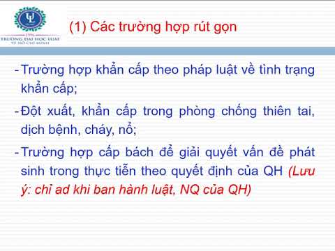 CHƯƠNG 2- QUY TRÌNH BAN HÀNH VBPL- PHẦN 6/6