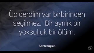 Karacaoğlanın Hayatı Seslianlatım