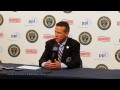 Union 0-0 Impact Press Conference John Hackworth