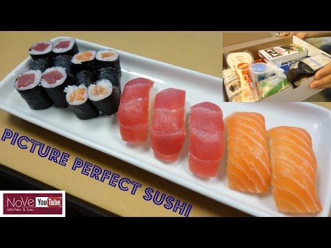 Perfectly Made Sushi Using A Sushi Kit - How To Make Sushi Series
