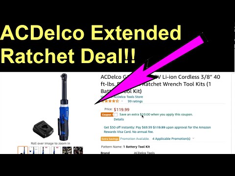 ACDelco 12v Extended Ratchets Deal!!