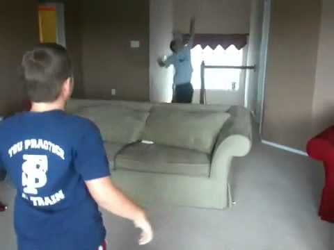 Kid Gets Nailed In The Face
