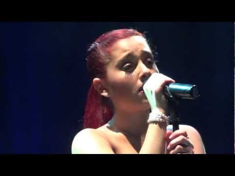 Ariana Grande performing covers of Only Girl In the World by 