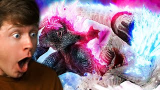 Evolved Godzilla Vs Shimo The 3D Fight Reaction