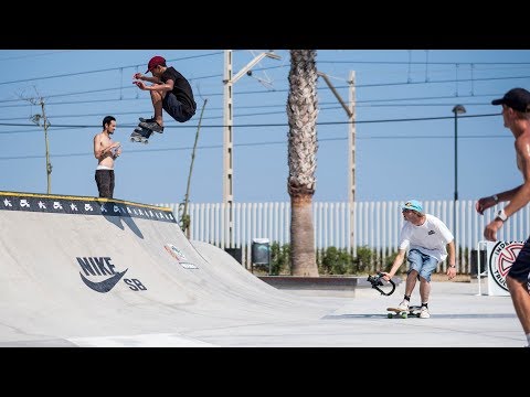 Damn Am Barcelona 2018 Practice (Joao Lucas Alvez, Ikeda Daisuke, Joorge Simoes)