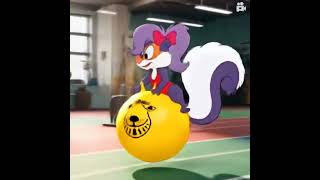 Fifi La Fume, Bounces On A Large Yellow Space Hopper