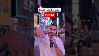 Best Wrestler Per Letter Draft
