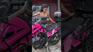 Removing The Bags And Putting Grease On The Chain -