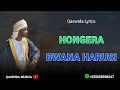 HONGERA BWANA HARUSI - Qaswida nzuri sana (Lyrics)