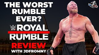 WWE Royal Rumble 2022 Review w/JDfromNY | TWO OF THE WORST ROYAL RUMBLE MATCHES 