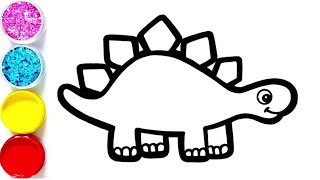 Bolalar Uchun Yoqimli Ajdaho Va Rangli Porlashni Qanday Chizish Mumkin ..How To Draw Cute Dragons