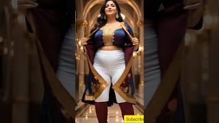 Bold & Beautiful Plus Size Indian Queen In Royal Fashion
