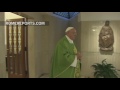 Papa en Santa Marta: “Los cristianos que viven para aparentar son como una pompa de jabón”