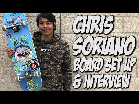 CHRIS SORIANO BOARD SET UP AND INTERVIEW !!!