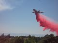 DC-10 Air Tanker Drop Over Humboldt Fire