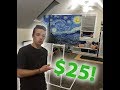 DIY Art Easel for cheap $25 PVC Easy Home Made for Artists and Painters