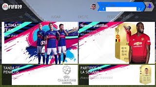 FIFA 19 OFFLINE PARA ANDROID NUEVA INTERFAZ + KITS & FICHAJES 2018-19