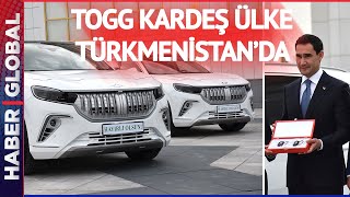 Togg Türkmenistan Yollarında! Türkmenistan'da Togg'lara Özel Tören