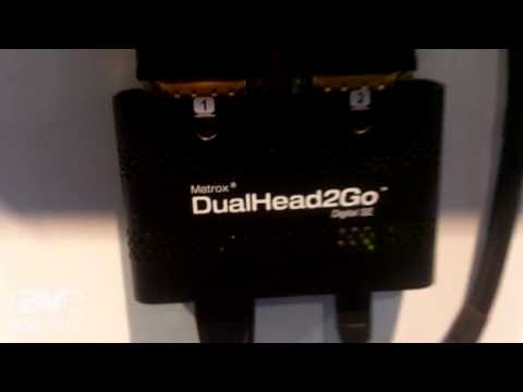 DSE 2014: Matrox Graphics Showcases DualHead2Go Multi Display Adapter, Shows Multi-Touch