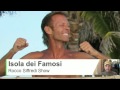 Rocco Siffredi si Spoglia a Playa Desnuda l'Isola dei Famosi 2015