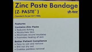 Application Of Z Paste Bandage For Cellulitis Of Right Lower Limb. It Is Product Of Dynamic Pharma.