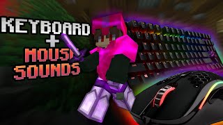 Keyboard and Mouse Sounds (ASMR) - Hypixel Bedwars Doubles