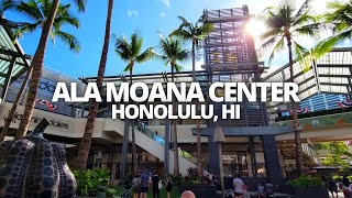 Exploring Ala Moana Center In Honolulu, Hawaii Usa Walking Tour