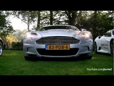This time I recorded a light blue Aston Martin DBS during an exotic car 