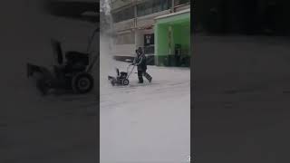 Современная Уборка Снега. Рига Зима!