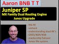 juniper mx family dual routing engine junos upgrade