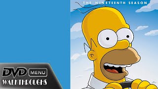 The Simpsons 19Th Season 2007-08, 2019 Dvd Menu Walkthrough