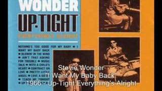 Watch Stevie Wonder I Want My Baby Back video