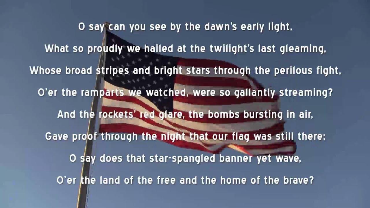 Star Spangled Banner (U.S. National Anthem) + Lyri - YouTube