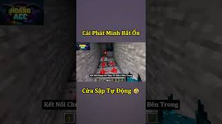 Cái Phát Minh Bất Ổn - Cửa Sập Tự Động Minecraft