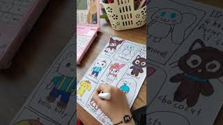 Hello Kitty Karekterleri Çizdim