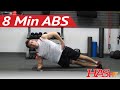 Shredding 8 Minute Abs Workout Class w/ Coach Kozak! 8 Minute Abdominal Exercises at Home by HASfit
