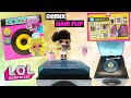 LOL Surprise Remix Hair Flip Full Unboxing Check Out New Record Player Plays Real Music