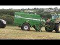 Baling Silage with McHale Fusion and John Deere 6930 Tractor