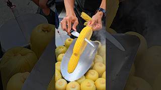 Amazing Steamed Corn Fruit Cutting Skills #Shorts
