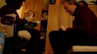 Dad And Val Help Put Matthew To Bed