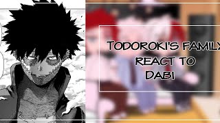 Todoroki's Family React To Dabi || MHA/BNHA || Manga spoilers ||Gacha Club