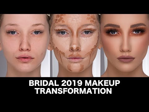 Bridal Makeup look 2019 TUTORIAL by Samer Khouzami - YouTube