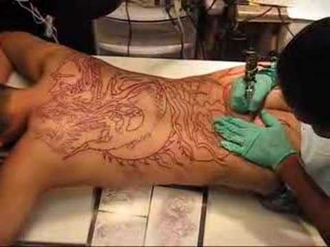 back dragon tattoo. whatevertattoo st marks pl @#$%^&*()(^%$#@!