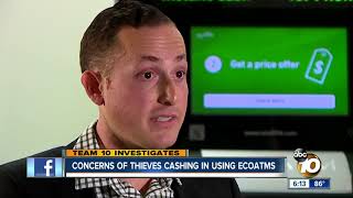 Concerns Of Thieves Cashing In Using Ecoatms