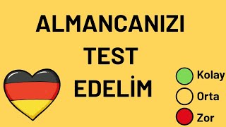 Almanca Sevi̇ye Testi̇ A1B1C1 ???