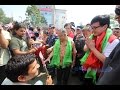 Hollywood celebrity Jackie Chan in Nepal