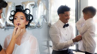 OUR WEDDING VIDEO PT.1 | The Morning Of 💍