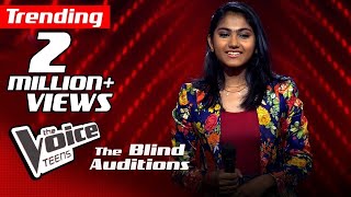 Madhuvy Vaithialingam | Unakkena Naan | Blind Auditions | The Voice Teens Sri Lanka