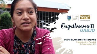 #OrgullosamenteUABJO Marisol Ambrosio Martínez