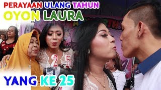 SUAMI OYON MERAYAKAN 25 TAHUN ULANG TAHUN BUAT OYON BERNYANYI LAGU BUNDA SELAMAT,